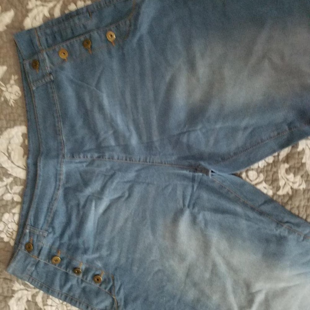 DENIM JEANS, NEW bell bottom
